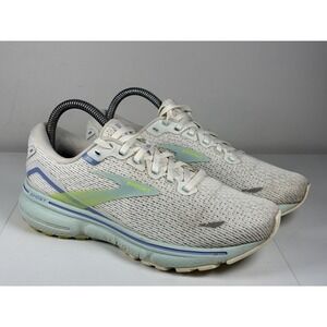 Brooks Ghost 15 Athletic Running Sneakers Women's Bone Lace-Up Low Top -7